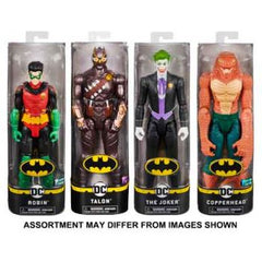 "Batman 12"" Figure assorted - NO BATMAN ( ONLY SOLD in Carton of 4 )"