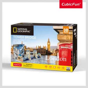 National Geographic 3D Puzzles London - Tower Bridge 120pc