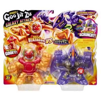 Heroes of Goo Jit Zu Series 5 Galaxy Attack Versus Pack assorted ( ONLY SOLD in Carton of 4 )