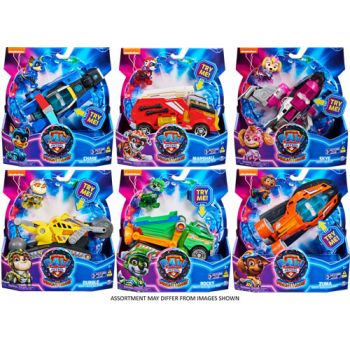 Paw Patrol The Mighty Movie Themed Vehicles assorted ( ONLY SOLD in Carton of 6 )