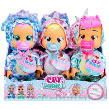 Cry Babies Tiny Cuddles Dinos assorted ( ONLY SOLD in Display of 6 )