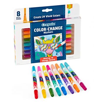 Crayola 8pk Colour Change Markers