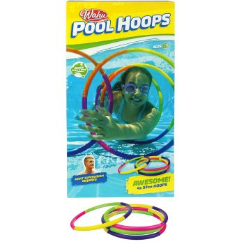 Wahu Pool Party Pool Hoops 4Pk
